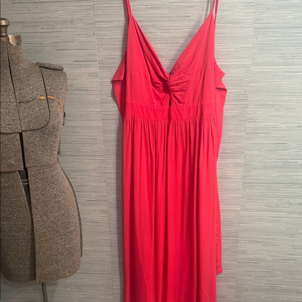 Elegant Pink Maxi Dress